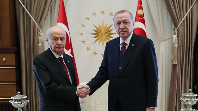 Son dakika: Cumhurbaşkanı Erdoğan ile Devlet Bahçelinin görüşmesi sona erdi