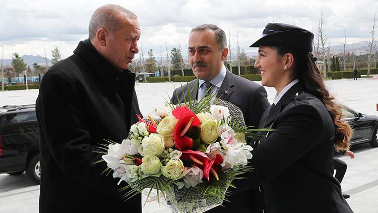 Cumhurbaşkanı Erdoğandan koruma personeline kutlama