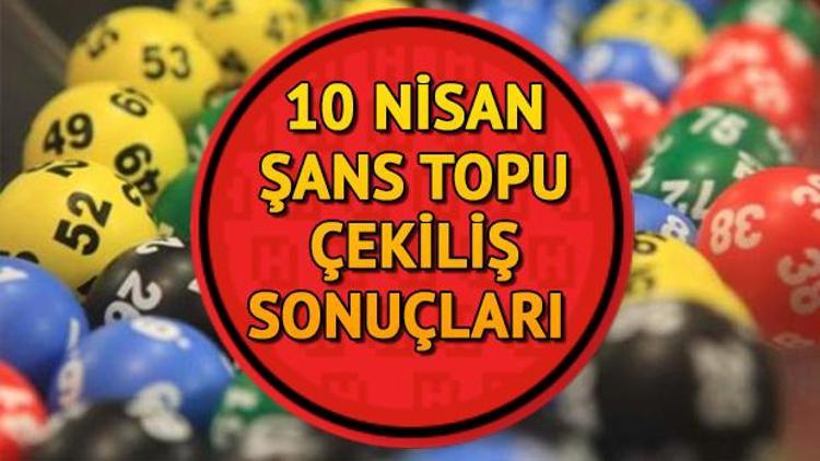 Şans Topu sonuç sorgulama ekranı | 10 Nisan Milli Piyango Şans Topu çekiliş sonuçları