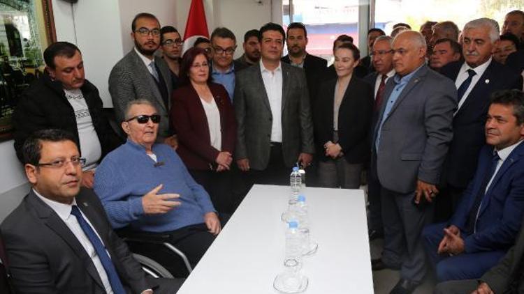 Baykaldan ilk ziyaret CHP Antalya İl Başkanlığına