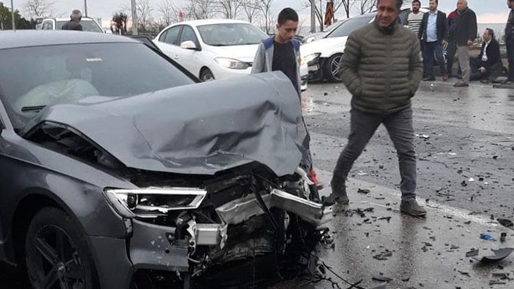 Trabzonsporlu Hüseyin Türkmen trafik kazası geçirdi