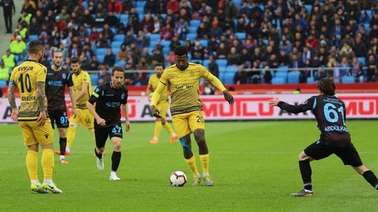 Yeni Malatyaspor serisini Trabzonda kaybetti