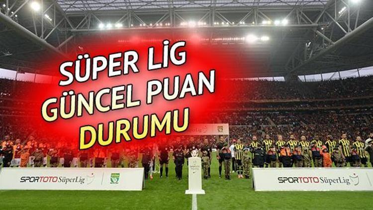 Süper Ligde puan durumu nasıl şekillendi 29. hafta sonuçları