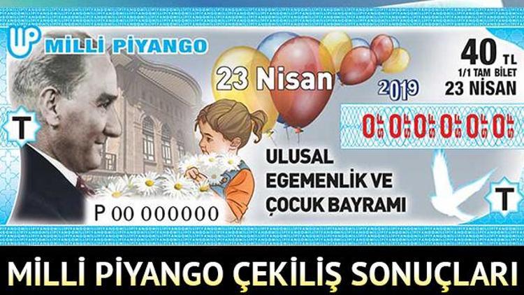 Milli Piyango sonuç sorgulama | 23 Nisan Milli Piyango çekilişleri tamamlandı