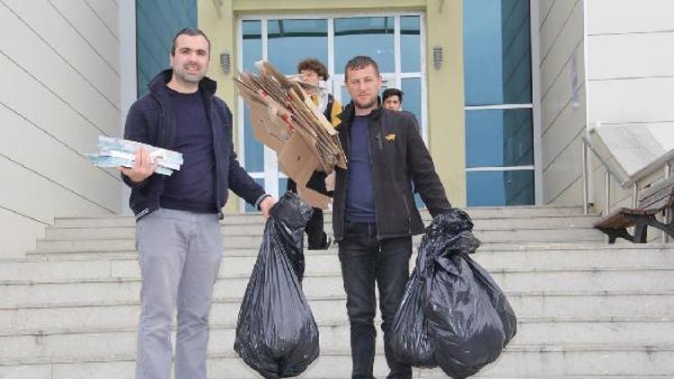 Kırklareli Üniversitesinde, Sıfır Atık Projesi başladı