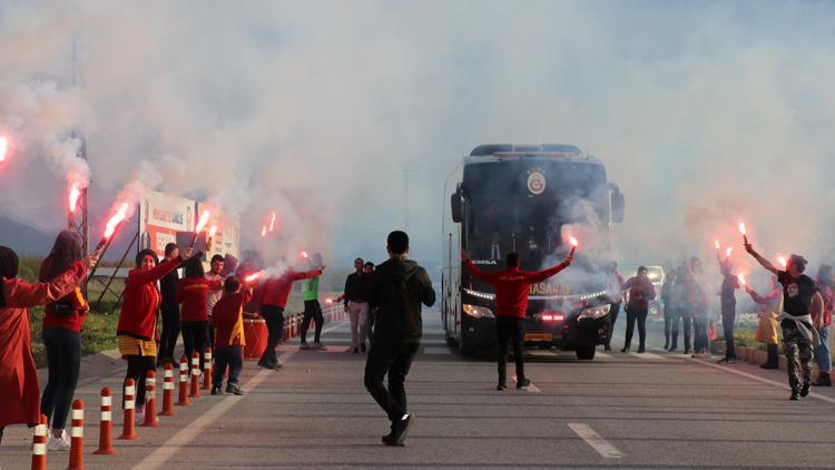 Galatasaraya Malatya’da coşkulu karşılama