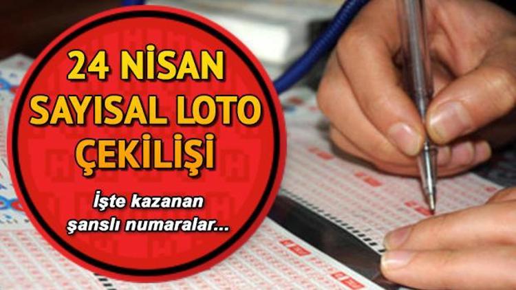 Sayısal Lotoda büyük ikramiyeyi bir kişi kazandı - 24 Nisan Sayısal Loto sonuçları