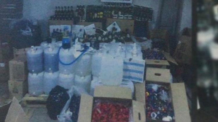 Ankarada sahte içki operasyonu: 10 gözaltı