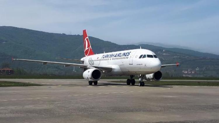 THY, Zonguldak Havalimanına test uçuşu yaptı