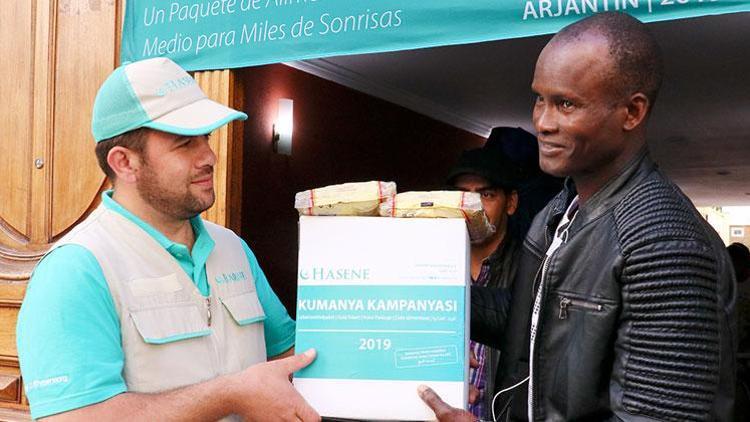 Hasene Derneğinden Arjantin’de ramazan yardımı