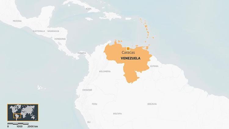 Venezuela harita üzerinde nerede Nüfusu ve demografik yapısı