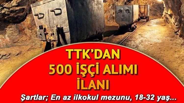 Türkiye Taşkömürü Kurumu (TTK) 3 ilde 500 işçi alımı yapacak