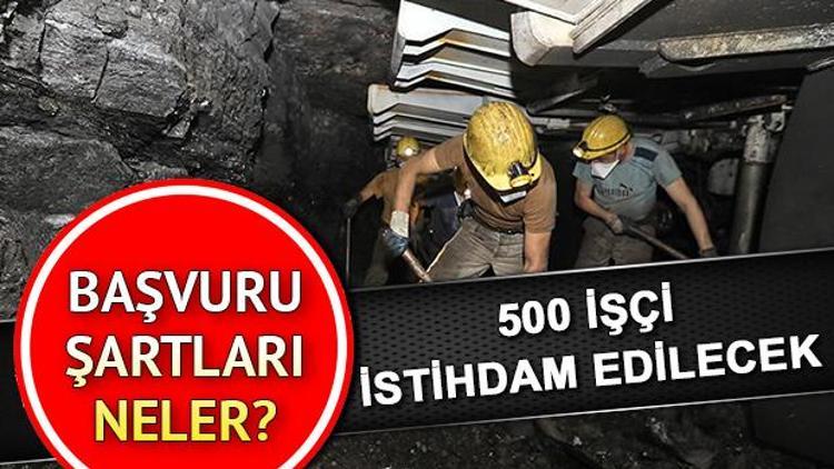 TTK 500 maden işçisi alacak | Başvuru şartları neler