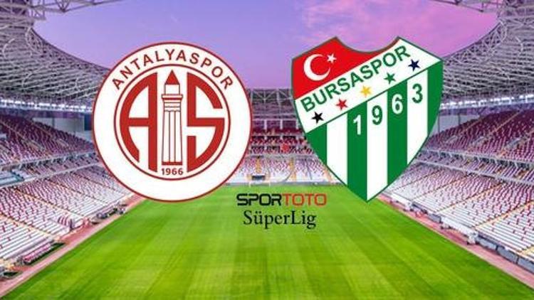 Spor Toto Süper Ligde 32. hafta Antalya-Bursa ile başlıyor