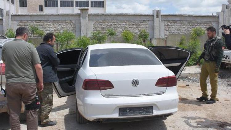 Azezde Türk polisi araçları kayıt altına aldı, çalıntıları buldu