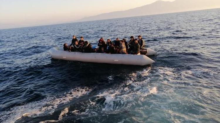 Menderes Nehri kıyısında 39 kaçak göçmen yakalandı