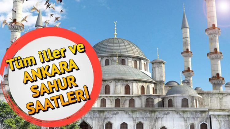 Ankarada sahur saat kaçta İl il imsakiye bilgileri ve sahur saatleri