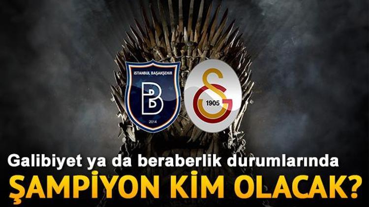 Galatasaray Başakşehir maçı berabere biterse şampiyonluk yarışı nasıl şekillenecek
