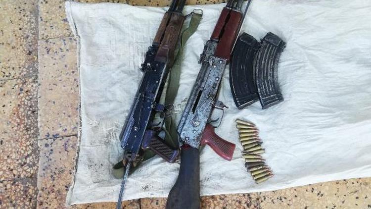 Şemdinlide PKKnın silah ve patlayıcı düzenekleri ele geçirildi