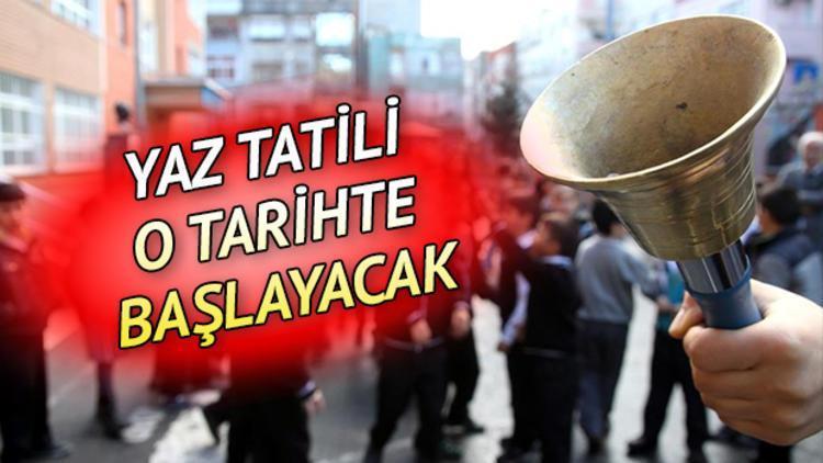 Okullar ne zaman kapanacak İşte, yaz tatilinin başlayacağı tarih