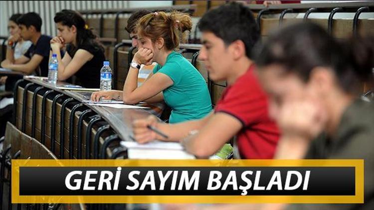 Üniversite sınavı ne zaman 2019 YKS için geri sayım