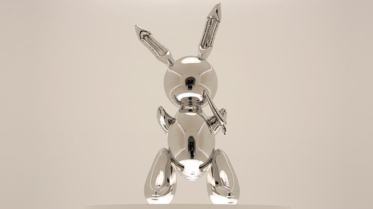 ABDli heykeltraş Jeff Koonsun Tavşan heykeli rekor fiyata satıldı
