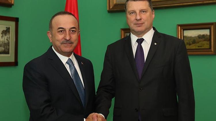 Dışişleri Bakanı Çavuşoğlu Letonyada