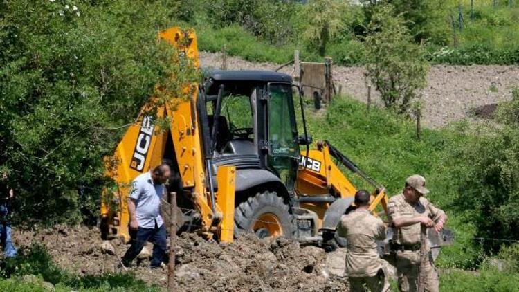 Ecrinin kaybolduğu evin yakınında kazı çalışmasına devam edildi