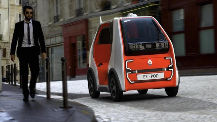 Renaulttan hızlı ulaşım ve kurye hizmetine yönelik konsept araç