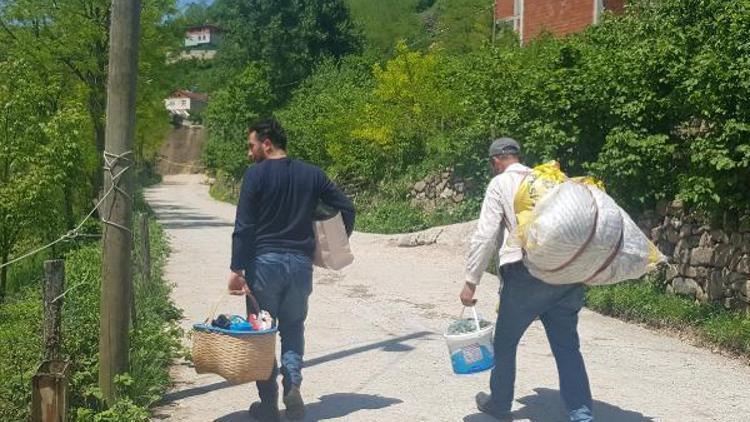 Orduda heyelanlı mahalle için afet başvuru masası oluşturuldu