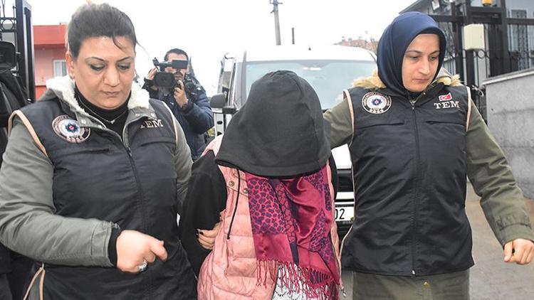 DEAŞlı kadın teröristi PKKlılar sınıra ulaştırmış