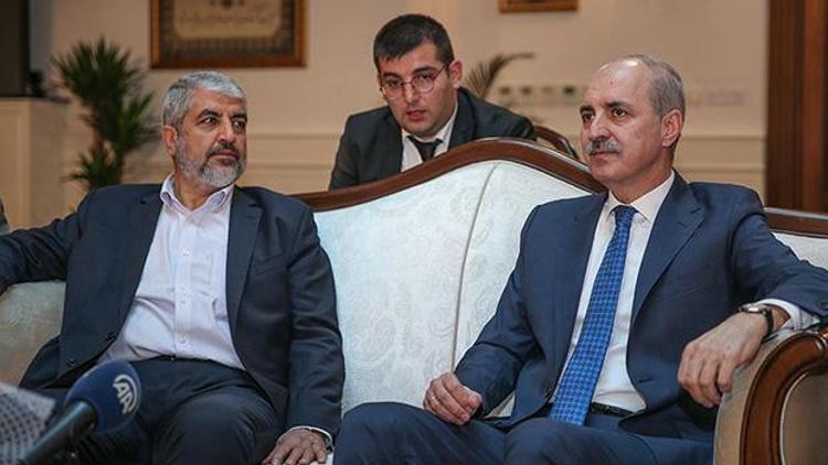 Kurtulmuş, Halid Meşali kabul etti