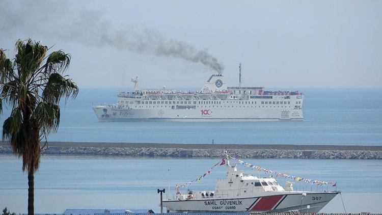 İstanbuldan yola çıkan gemi Samsuna ulaştı