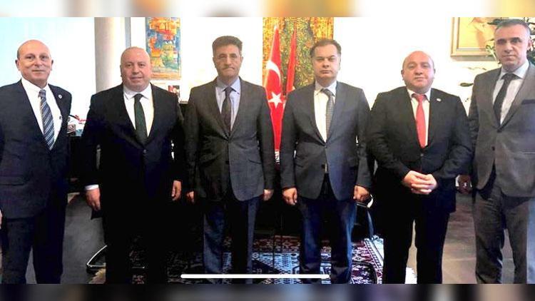 Avrupalı Türk girişimcilerden Büyükelçi Aydına ziyaret