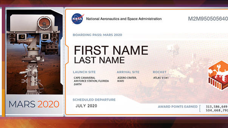 NASA Mars bileti nereden ve nasıl alınır MARS 2020 bileti nedir