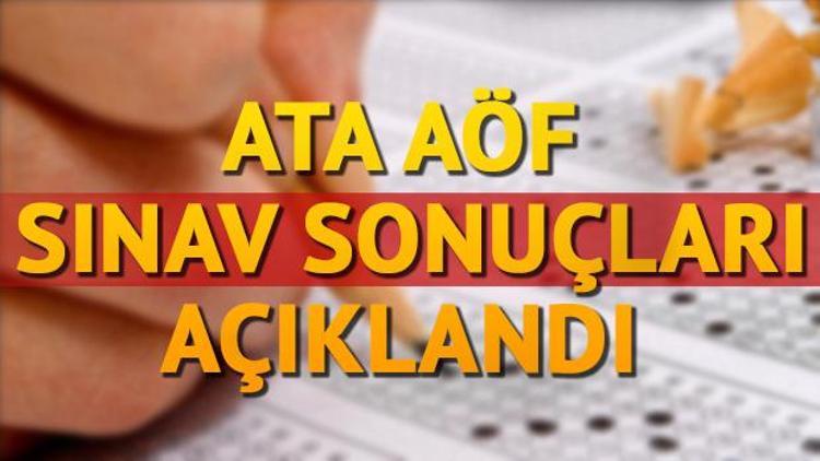 ATA AÖF final sınavı sonuçları açıklandı ATA AÖF OBS giriş ekranı