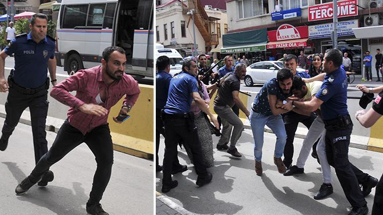 Adliyede gerginlik... Ortalık bir anda karıştı