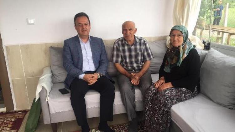 Erbaa Kaymakamı Karacan şehit ailelerini ziyaret etti