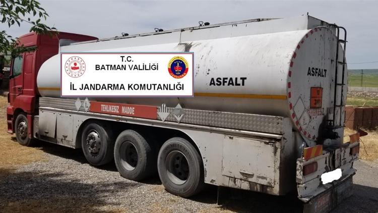 Batmanda 170 ton kaçak petrol ele geçirildi
