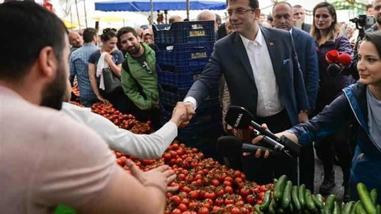 İmamoğlu Pendik’de semt pazarında vatandaşlarla buluştu