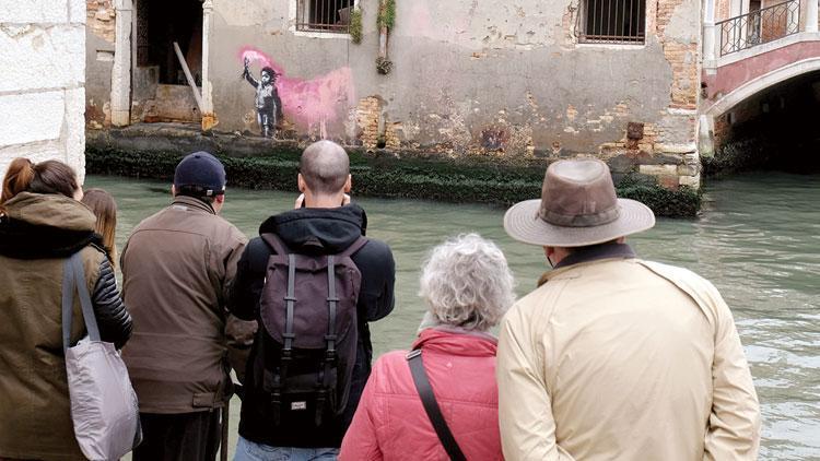 Venedik’te bir Banksy