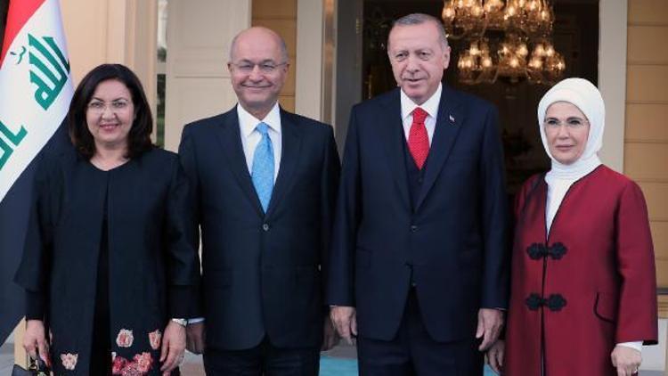 Erdoğan Irak Cumhurbaşkanı Berham Salıhi kabul etti