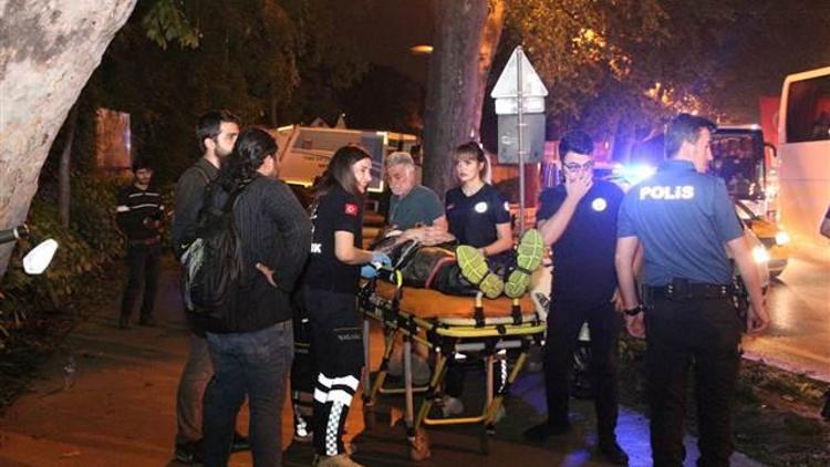 Beşiktaş’ta feci motosiklet kazası