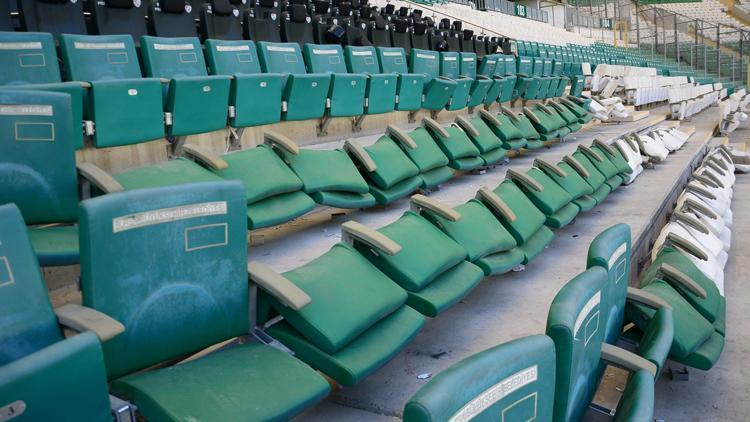 Bursasporun stadyumunda 1.5 milyon TLlik zarar