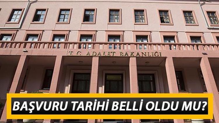 Adalet Bakanlığı personel alımı ne zaman Başvuru şartları belli oldu mu