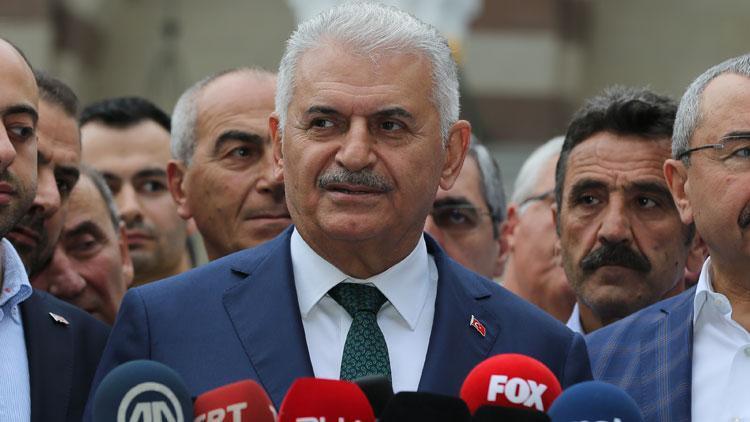 Binali Yıldırım bayram namazı sonrası konuştu