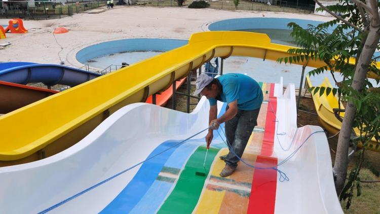 Keçiören’in Aqua Park’ına yaz dokunuşu