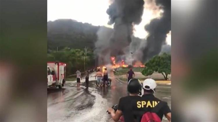 Venezuela’da petrol rafineri tesisinde yangın