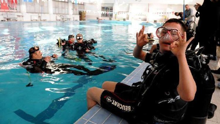 Feyzullah Kıyıklık Engelliler Sarayı, Türkiye’nin ilk engelli dalıcı dalış eğitim merkezi oldu