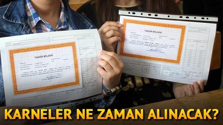 Karneler ne zaman verilecek Karne günü ne zaman